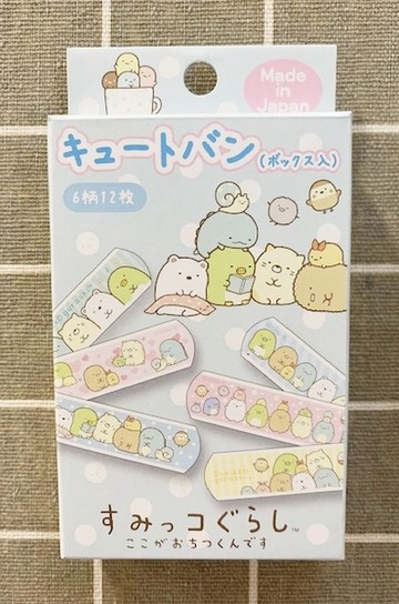 【震撼精品百貨】角落生物 Sumikko Gurashi~SAN-X 角落生物日本可愛圖案OK蹦(12枚)-藍#76903