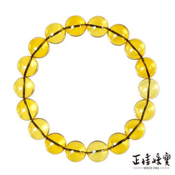 【正佳珠寶】琥珀藍珀 頂級金藍高淨水11.4-11.8mm 琥珀藍珀手珠