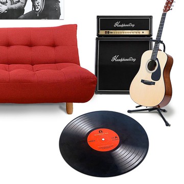 可客制 黑膠唱片軟毛地墊/地毯 音樂人生日 交換禮物 Vinyl Recor