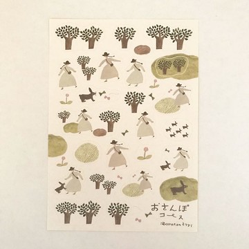 貼紙組 - 散步路線