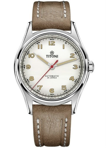 TITONI 瑞士梅花錶 83019S-ST-639 傳承系列 經典機械腕錶/白面 39mm｜樂天領券現折★全館特惠中★指定刷卡回饋10%