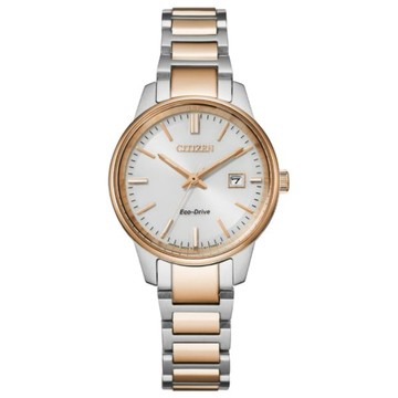 CITIZEN星辰錶 EW2596-89A 現代簡約光動能腕錶/ 白面29mm｜樂天領券現折★全館特惠中★指定刷卡回饋10%