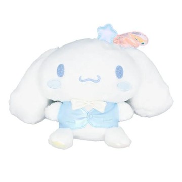 小禮堂 Sanrio 三麗鷗 大耳狗 絨毛玩偶娃娃 (藍羽毛款)