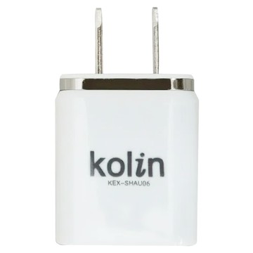 Kolin 歌林 AC轉USB充電器  白色  1個