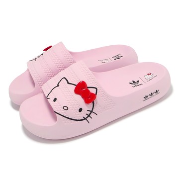 [ACS] adidas x Hello Kitty 拖鞋 Adilette Ayoon W 女鞋 粉 三麗鷗聯名款 愛迪達 IH2680