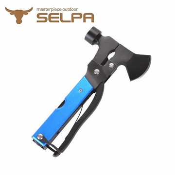 韓國SELPA 野外求生 十五合一多用途萬用斧 戶外求生斧 多功能露營斧 野外求生(兩色任選)