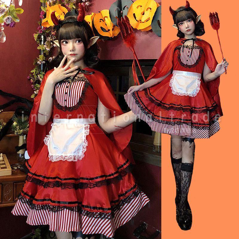 ハロウィンワンピース　フード付き　見本 Newjoy / ハロウィン ワンピース レディース フード付き