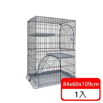 (毛寶當家) 豪華精緻三層貓籠  三層貓屋 貓屋 貓籠 貓別墅 貓用品