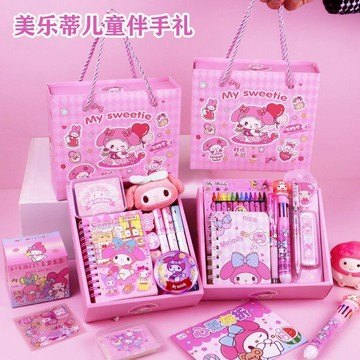 🎀樂貝兒熱賣🎀文具禮盒 伴手禮 兒童禮物 美樂蒂兒童生日禮物伴手禮幼兒園全班獎勵開學文具六一節畢業季