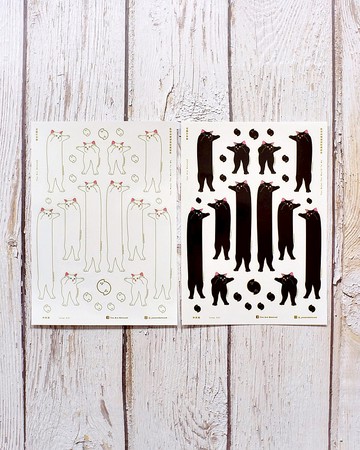 伸長貓 喵喵貼紙