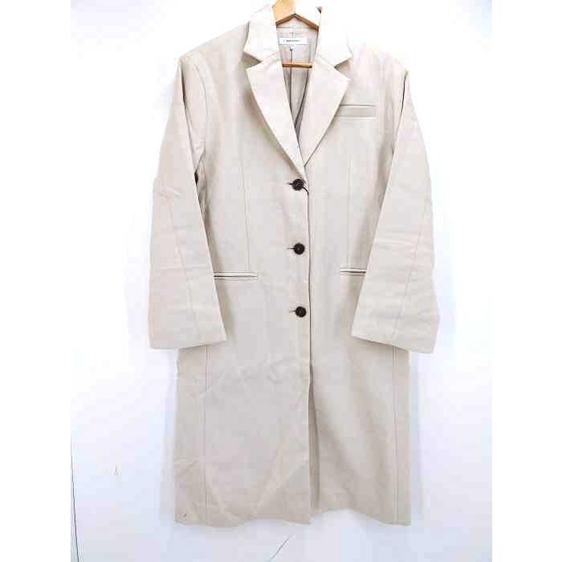 マウジー moussy コートレディース 1 LONG CHESTER COAT 茶系 中古