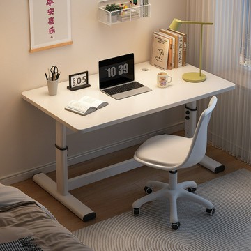 ??快速出貨?? 公司貨 升降桌學生學習桌書桌家用簡易臺式工作桌子可升降辦公桌電腦桌