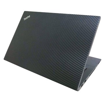 【Ezstick】Lenovo T460S 無指紋機 筆電機身貼｜黑色卡夢紋｜上蓋+鍵盤週圍貼｜