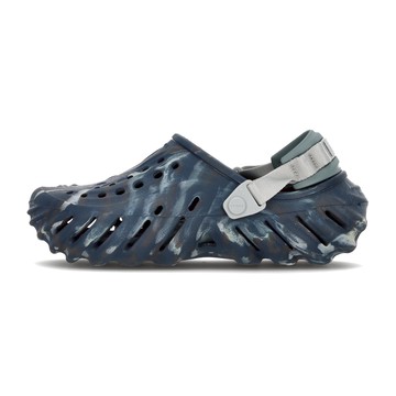 Crocs Echo Marbled Clog 男鞋 女鞋 黑沙灰色 洞洞鞋 中性 休閒 涼拖鞋 2084540LE