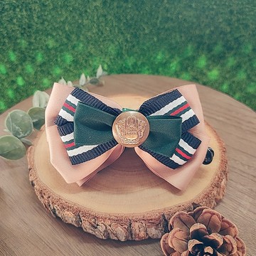 米綠香蕉夾鯊魚夾彈簧夾- 貴族風