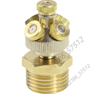 【台灣熱銷】多頭霧化噴頭 防滴噴嘴 微霧加溼 除塵降溫 精細水霧 熱賣