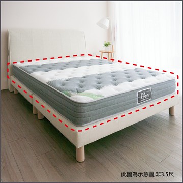 3.5尺乳膠獨立筒捲包床墊【282-SB-001】Leader傢居館