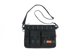 工裝多口袋包 Matchwood x Culture 聯名三口袋機能小包 軍黑/軍