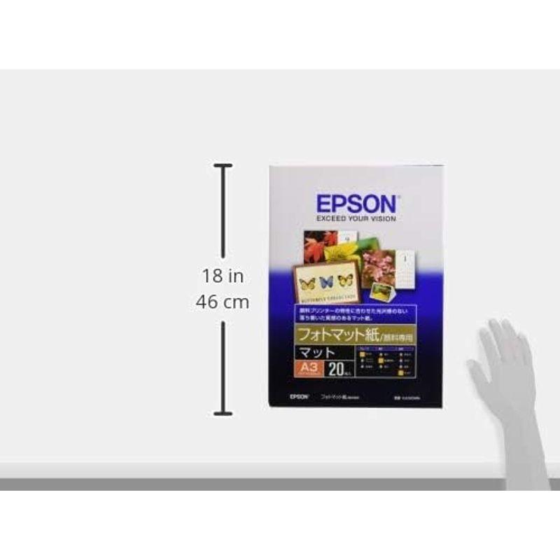 エプソン EPSON フォトマット紙顔料専用 A3 20枚 KA320MM