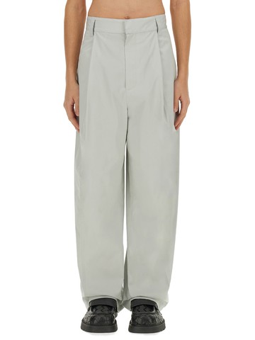 bottega veneta silk and cotton pants