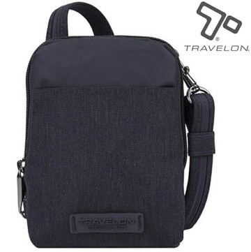 TRAVELON 隨身斜背包/旅遊防盜包 METRO TL-43417 深藍