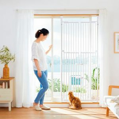 日本育児 のぼれんニャン バリアフリー ホワイト 拡張パネル ペットドア ゲート 猫用 通販 Lineポイント最大get Lineショッピング