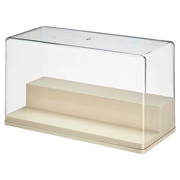 FAmILyLIFE 生活 長形2層階梯透明展示盒 A-467  1個  中型
