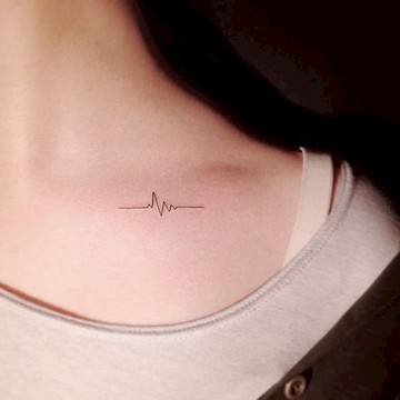 「心跳」 紋身貼紙 微刺青 輕紋身 個性 紋身貼 小紅書同款 抖音同款 IG 打卡 直播 外拍 少女 抖音 性感 小心機