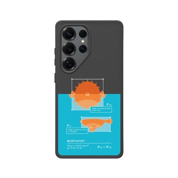 Galaxy S25 Ultra SolidSuit 黑 - Ocean Collection: Let's Sea 海洋系列：一路向海 - 河豚浮力公式