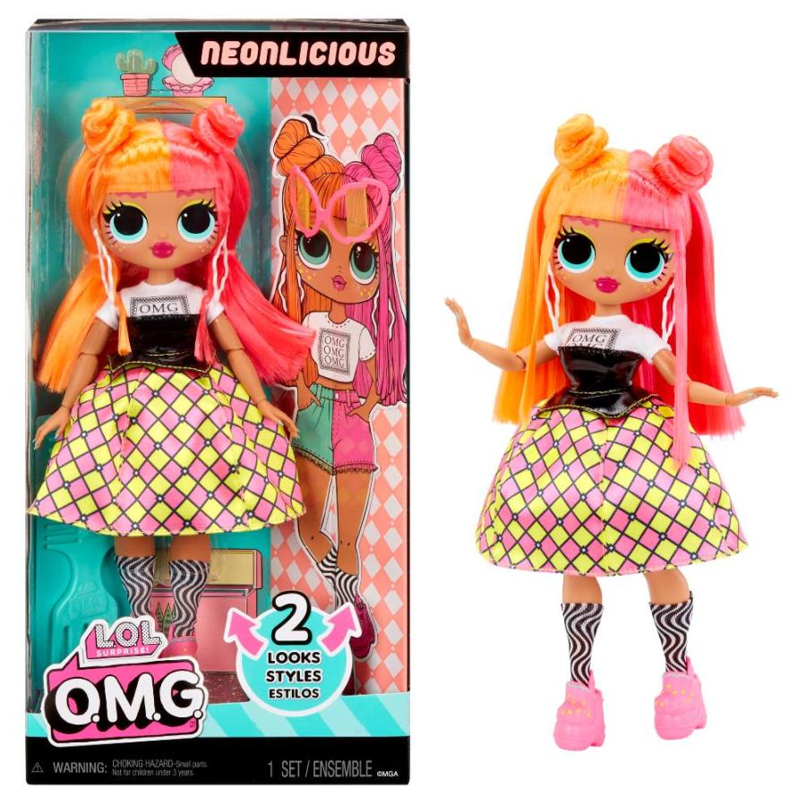 LOL Surprise OMG Neonlicious Fashion Doll with Multiple Surprises