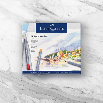 Faber-Castell GOLDFABER水性色鉛筆48色/鐵盒(原廠正貨)