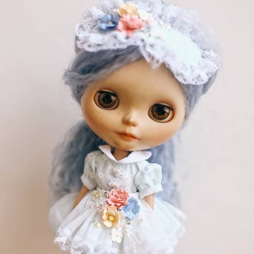 Sweet flower 2件套 / Neo Blythe,Pullip娃娃衣服