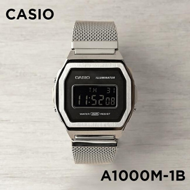 並行輸入品 10年保証 CASIO STANDARD カシオ スタンダード A1000M-1B 