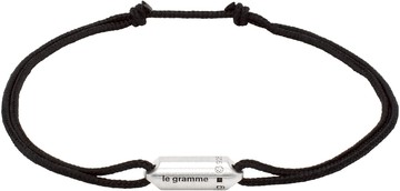 Le Gramme 黑色 Cord Le Segment Le 3g 手环