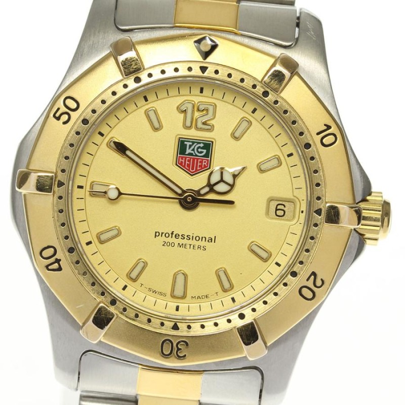 ☆良品【TAG HEUER】タグホイヤー プロフェッショナル200m デイト 