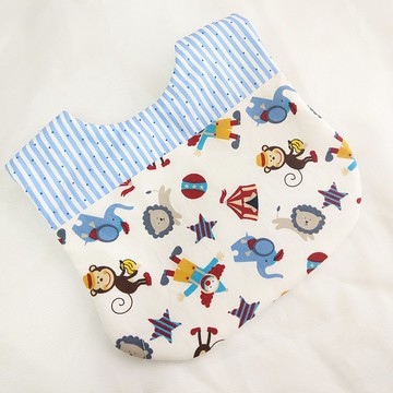 馬戲團紳士猴。圍兜 (可繡名字)