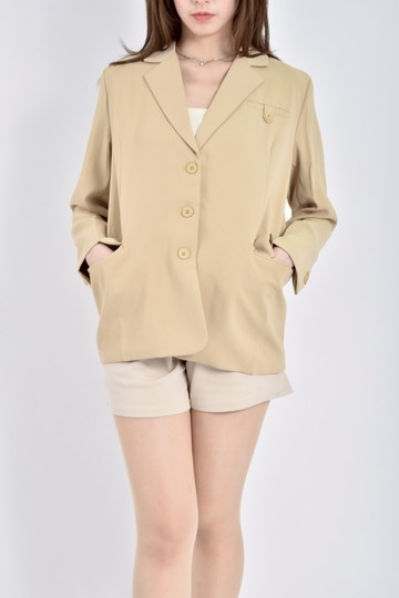 (M) neo image西裝長袖綠色外套