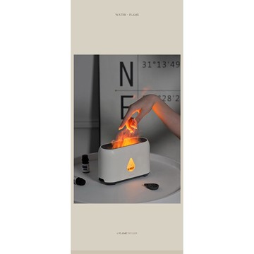 INS加溼器 香薰機 火苗加溼器 香薰氛圍燈