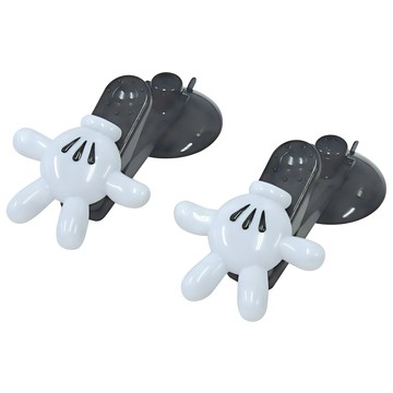 Disney 迪士尼 萬用吸盤夾  黑色  窗飾