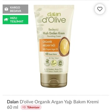 土耳其Dalan 達蘭阿甘油身體乳護手霜60ml 48小時保濕現貨