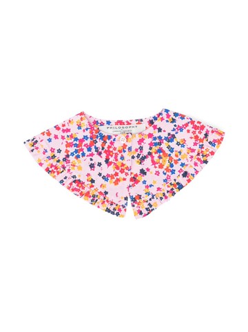Philosophy Di Lorenzo Serafini Kids - floral-print cotton scarf - kids - Cotton - 40 cm - Pink