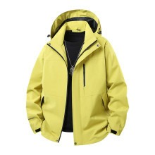 連帽衝鋒衣 防風登山服外套 寬鬆休閒防水外套 登山外套