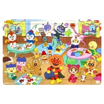 sun-star 麵包超人拼圖 6片 兒童遊戲室  1組