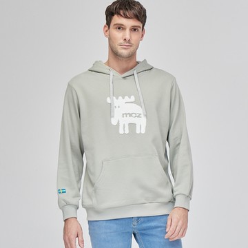 moz瑞典泰迪絨毛駝鹿帽T-北歐綠(亞洲版)男款