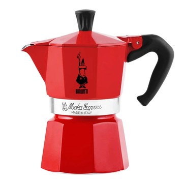 BIALeTTI 拜雷提 經典摩卡壺 1TZ 60ml  櫻桃紅  1個
