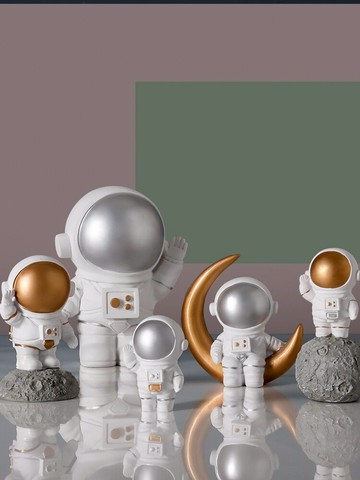 創意宇航員太空人模型擺件家居客廳房間酒柜裝飾品北歐小擺設禮物