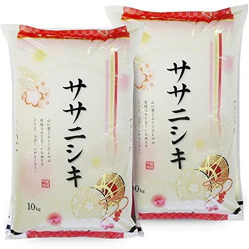  ササニシキ 20kg (10kgx2袋) 山形県産 令和5年産 白米