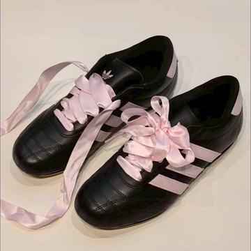 ADIDAS ORIGINALS TAEKWONDO 黑粉 粉緞帶 跆拳道鞋 女鞋 JS1615