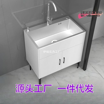 快速出貨 【臺灣現貨】家用商用廚房不鏽鋼竹香板槽櫃出租房單雙槽喜晚洗菜池簡易大水槽