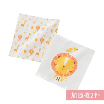 JoyNa - 4件入-嬰兒肚圍 保暖針織大彈力-小獅子組2入+隨機2件入-16*20cm